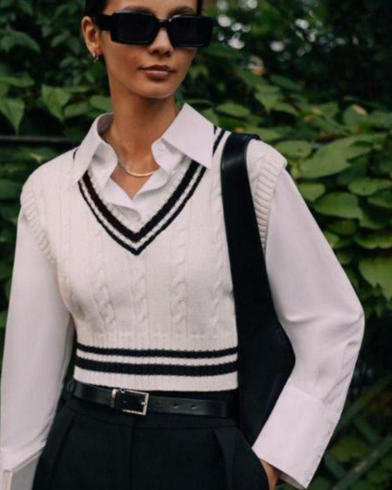 TorontoVogue™ | Lady's Rich Sweater Vest