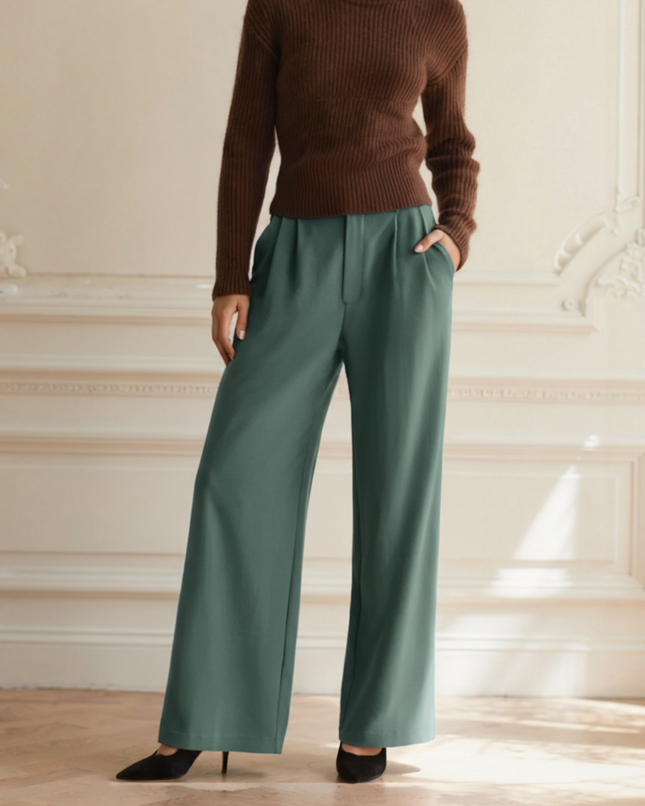 TorontoVogue™ | Serena Wide-Leg Trousers