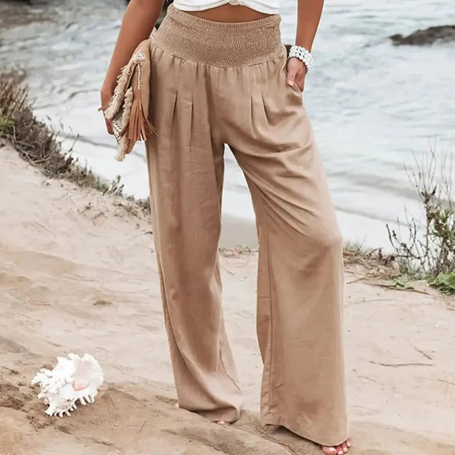 TorontoVogue™ | High Waist Linen Pants