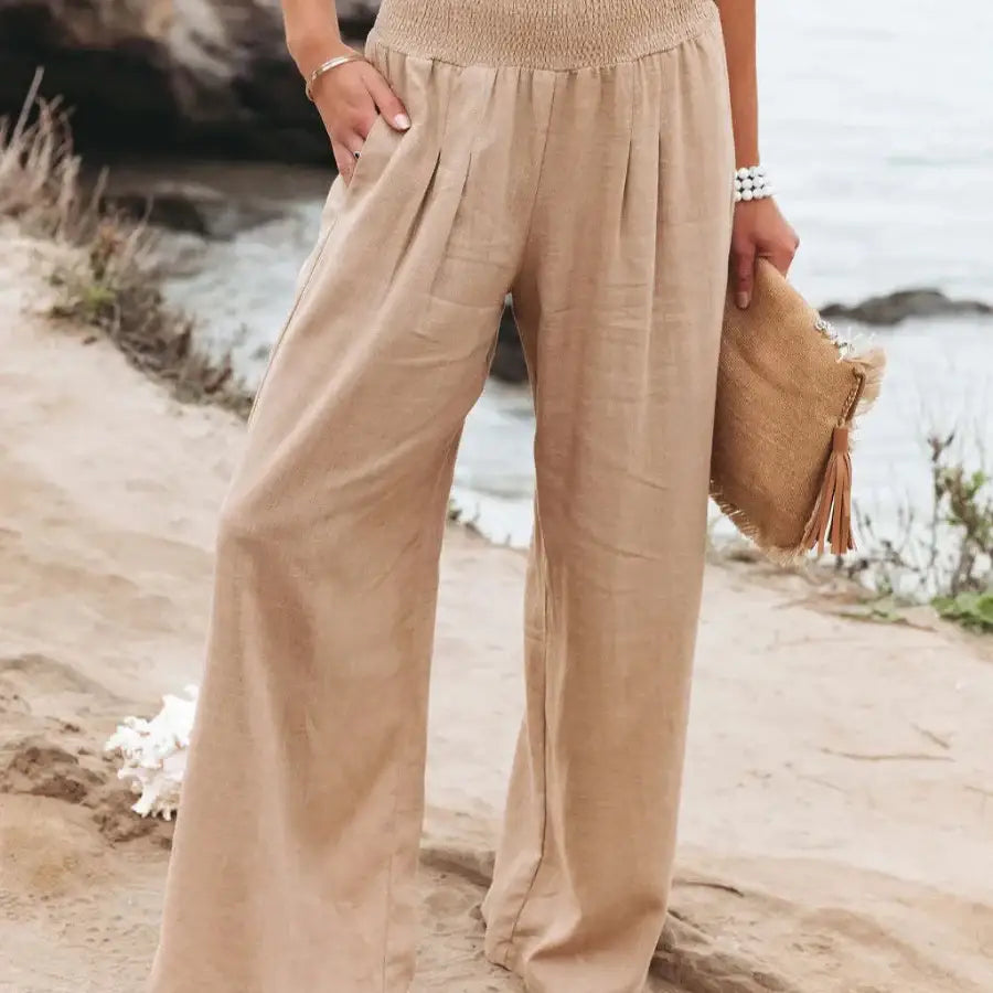 TorontoVogue™ | High Waist Linen Pants