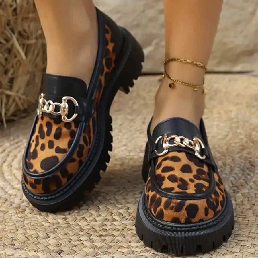 TorontoVogue™ | Leopard Platform Loafers