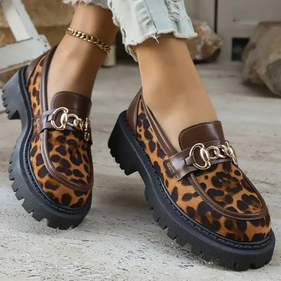 TorontoVogue™ | Leopard Platform Loafers