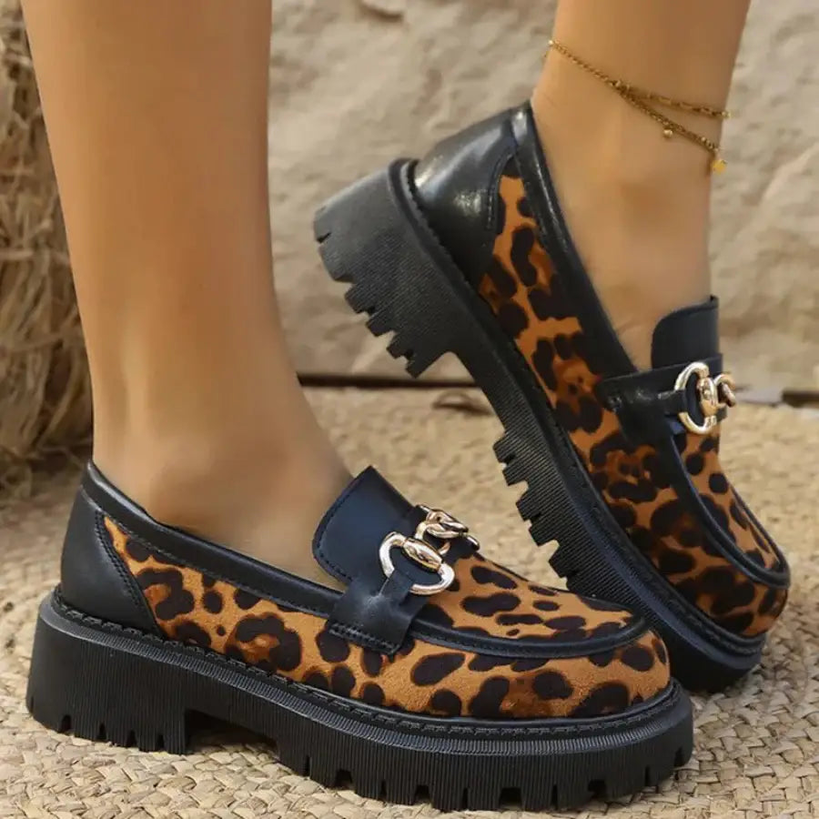 TorontoVogue™ | Leopard Platform Loafers