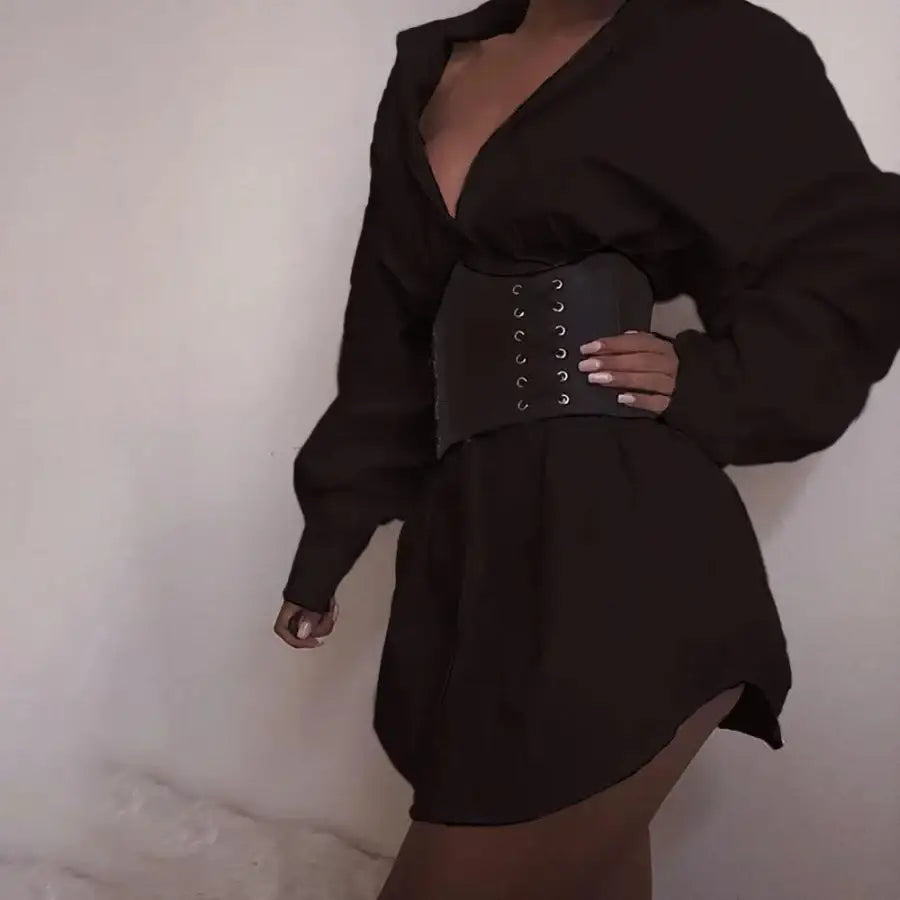 TorontoVogue™ | Long Dress With Corset