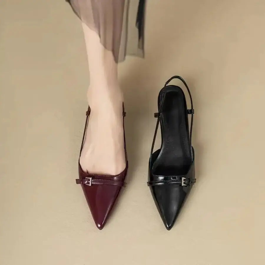 TorontoVogue™ | Pointed Toe Low Heels