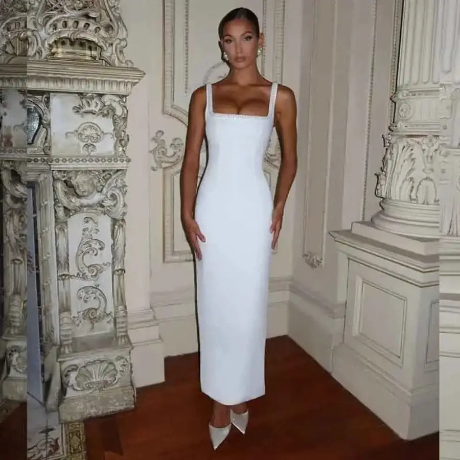 TorontoVogue™ | Square Neck Bodycon Dress