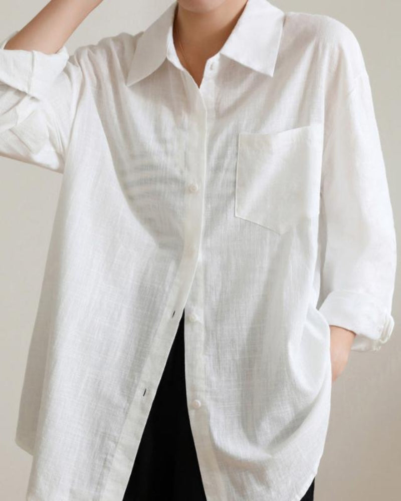 TorontoVogue™ | Estate Lady Linen Shirt