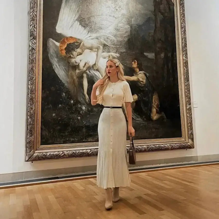 TorontoVogue™ | A Line Knit Dress