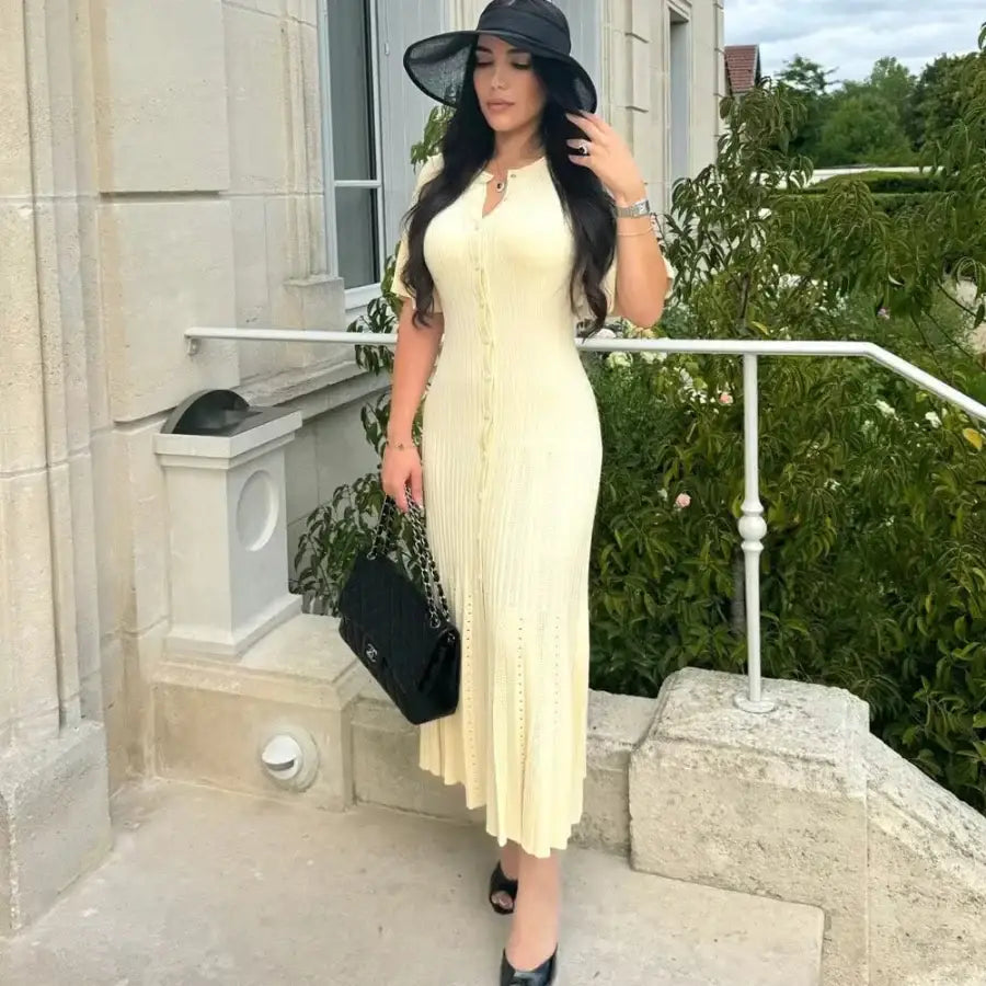 TorontoVogue™ | A Line Knit Dress