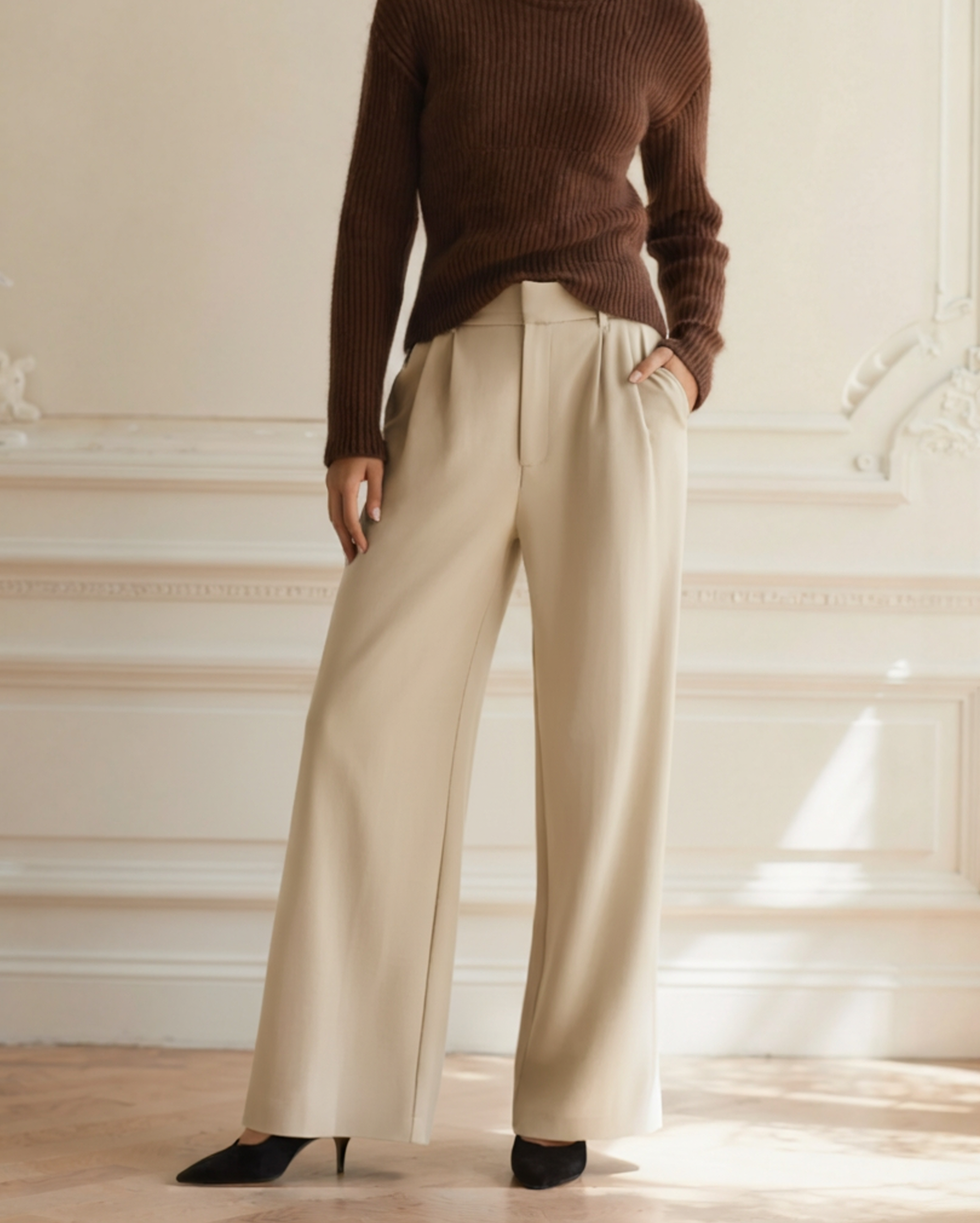 TorontoVogue™ | Serena Wide-Leg Trousers