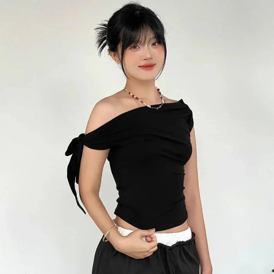 TorontoVogue™ | Bow One Shoulder Top