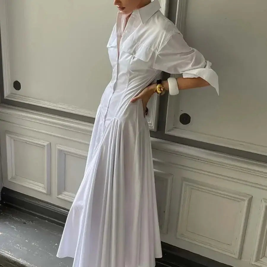 TorontoVogue™ | Collar T Shirt Dress