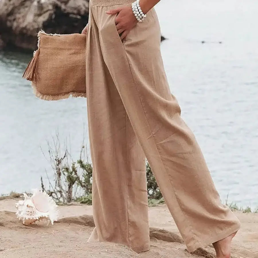 TorontoVogue™ | High Waist Linen Pants