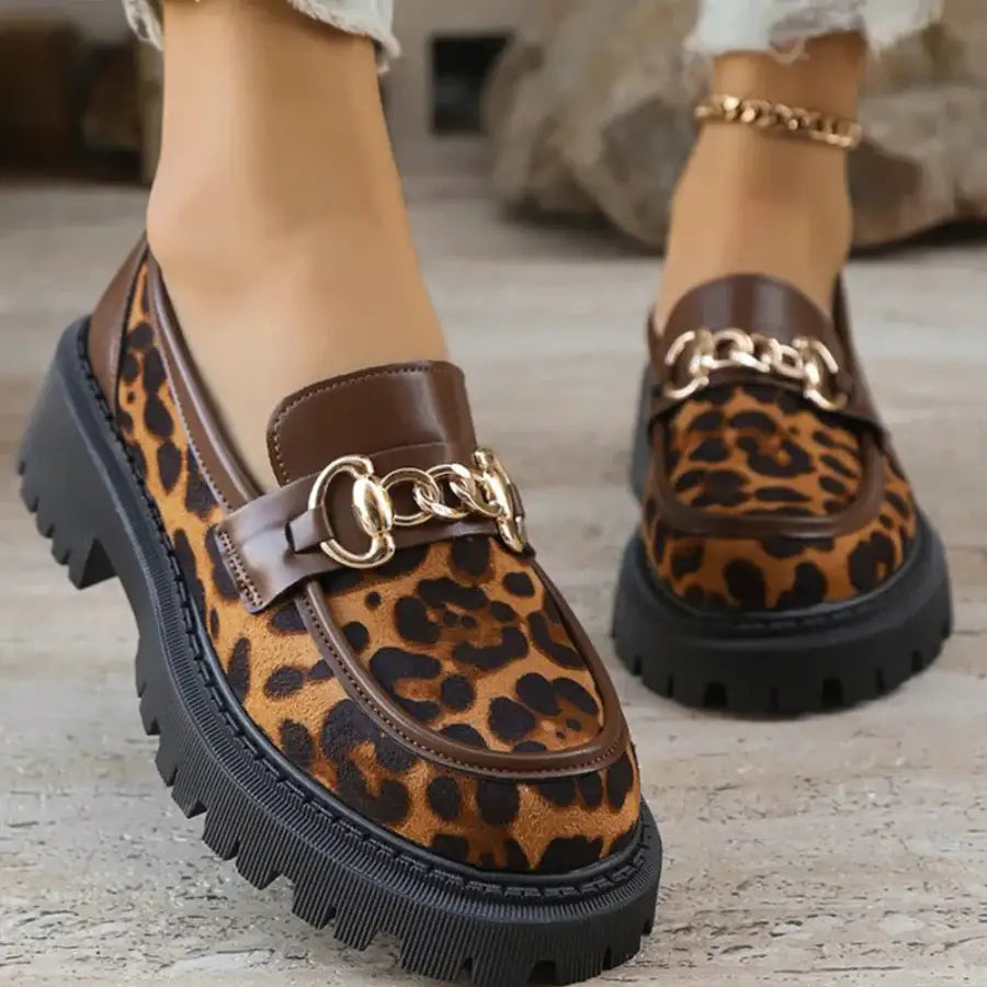 TorontoVogue™ | Leopard Platform Loafers
