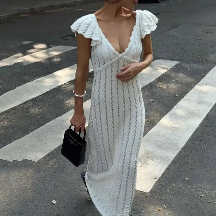 TorontoVogue™ | Short Sleeve Knit Dress