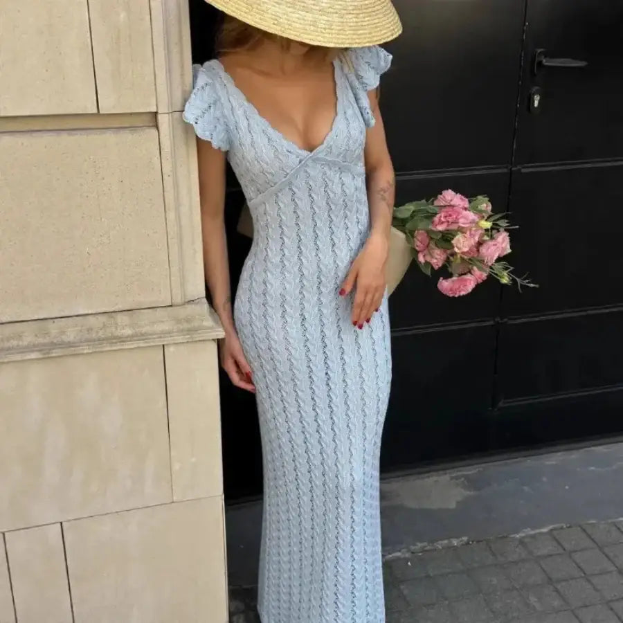 TorontoVogue™ | Short Sleeve Knit Dress