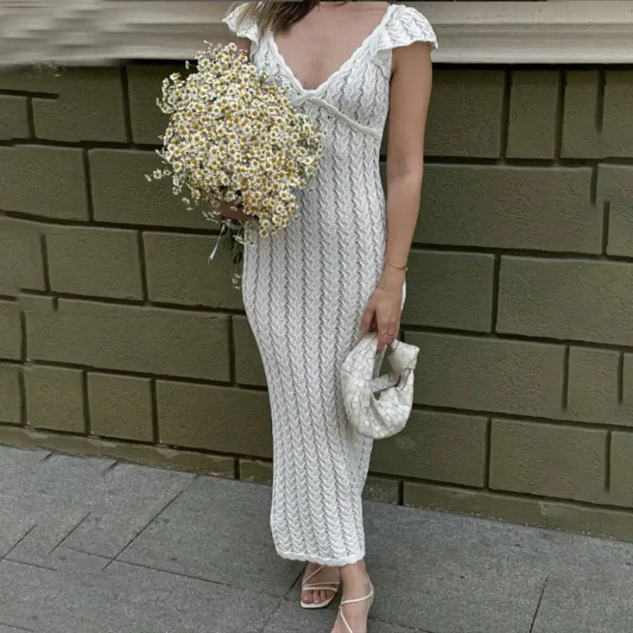 TorontoVogue™ | Short Sleeve Knit Dress