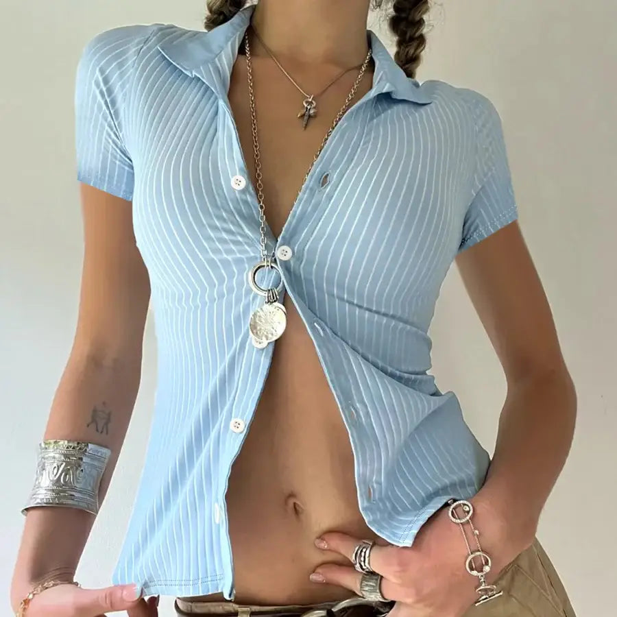 TorontoVogue™ | Slim Fit Shirt Women