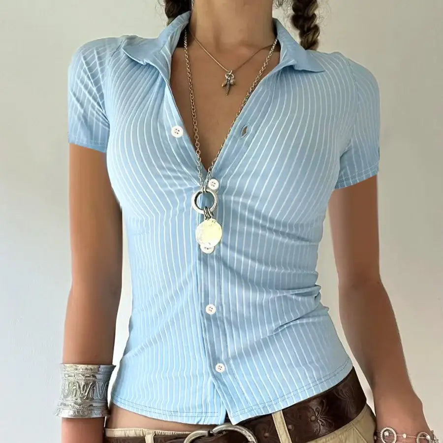 TorontoVogue™ | Slim Fit Shirt Women