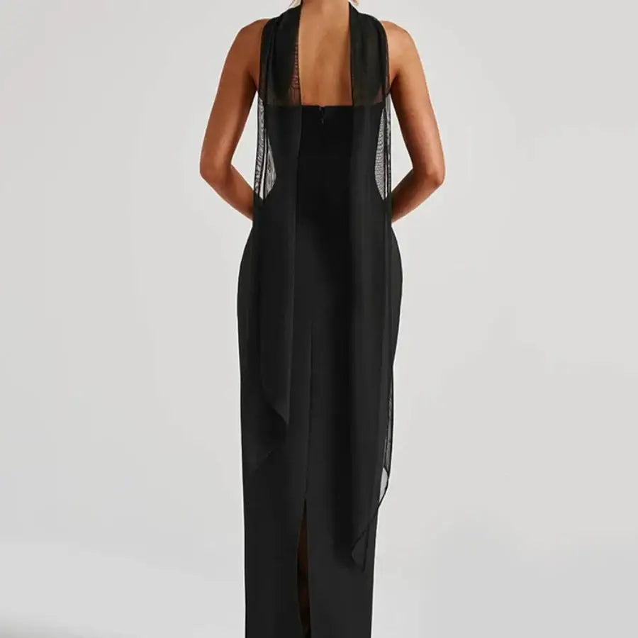 TorontoVogue™ | Strapless Dress With Scarf